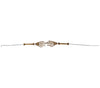 GP24516 – Skelett Halloween Halskette Gothic – Farbe: Braun