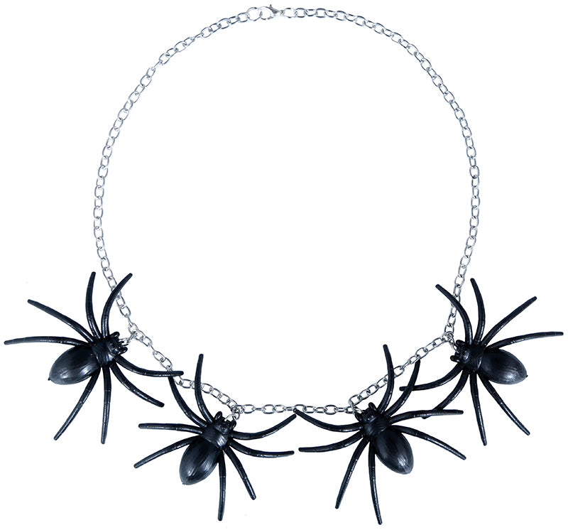 GP24518 – Halloween Spinne Schmuck Set Gruselig – Farbe: Schwarz