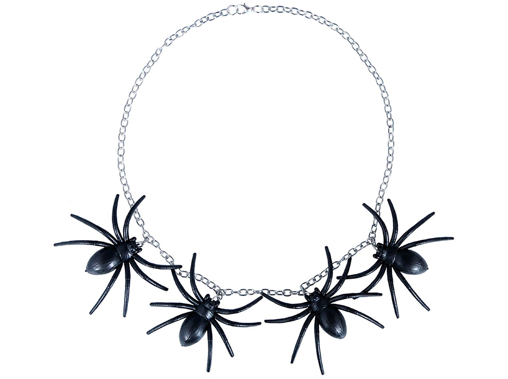 GP24518 – Halloween Spinne Schmuck Set Gruselig – Farbe: Schwarz