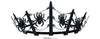 GP24519 – Märchenhafte Spinnentiara Halloween – Farbe: Schwarz