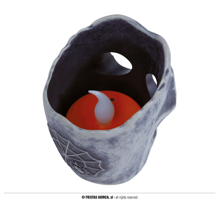 Skelett Teelichthalter Halloween