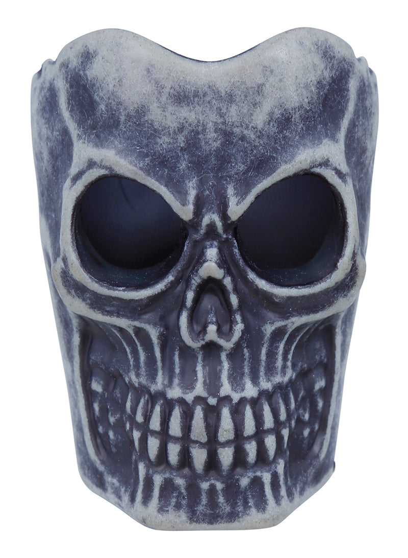 GP24521 – Skelett Schädel Halloween Teelichthalter – Farbe: Grau, Ansicht 2