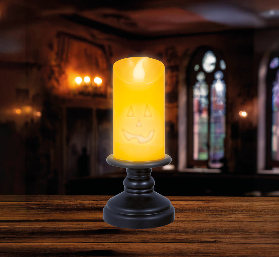 GP24523 – Halloween Kürbis Kerze Stimmungslicht – Farbe: Orange, Ansicht 2