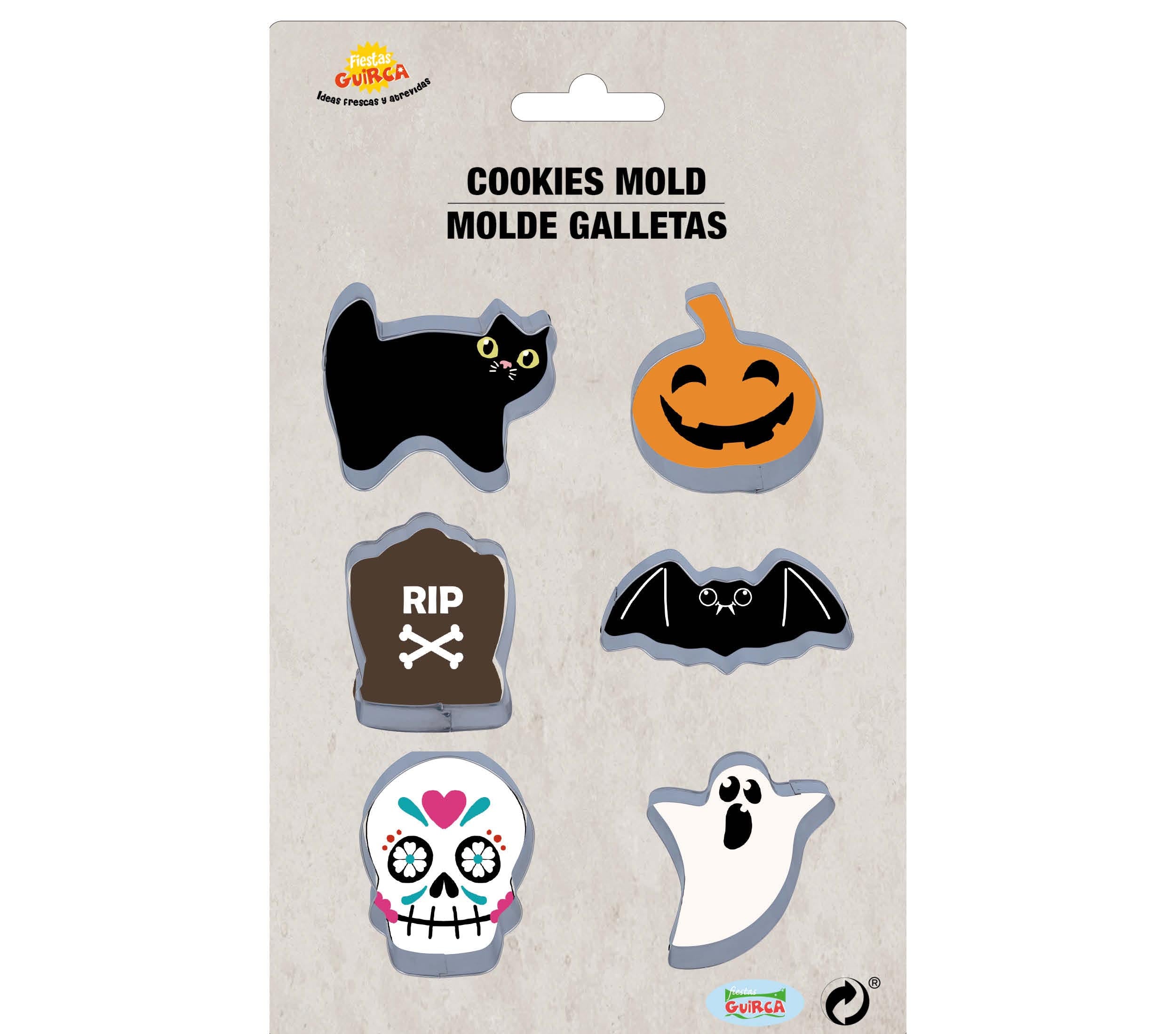 GP24524 – Halloween Keksausstecher Set Kürbis Hexe – Farbe: Mehrfarbig