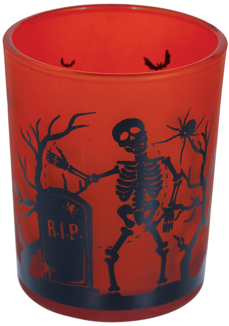 GP24534 – Halloween Skelett Spinne Grusel Gräber – Farbe: Orange