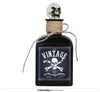 GP24536 – Halloween Totenkopf Dekoration Vintage Flasche – Farbe: Schwarz