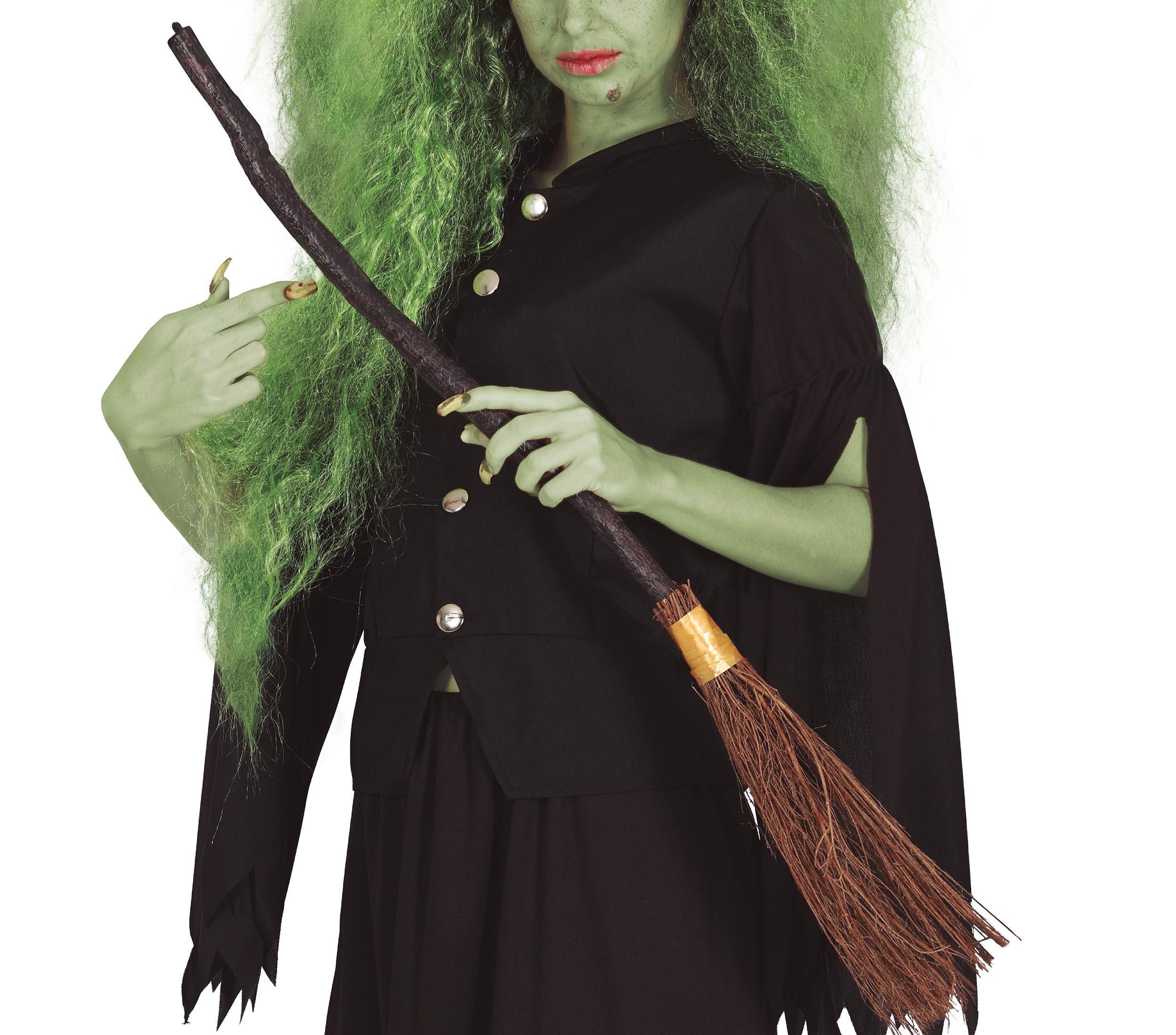 GP24546 – Hexen Halloween Besen Fantasie – Farbe: Braun