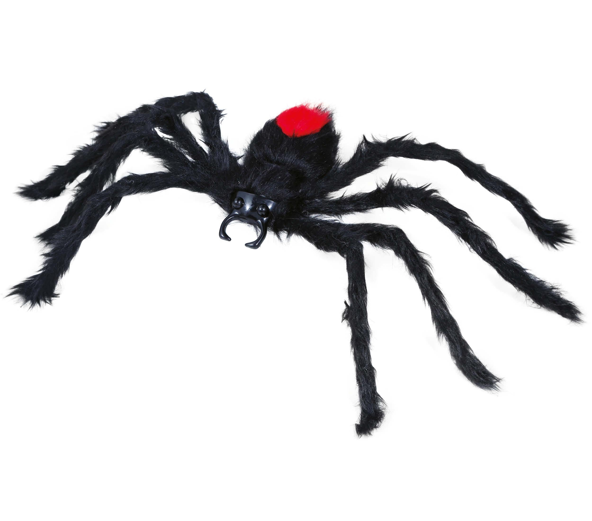 GP24547 – Tiere Halloween Dekoration Schwarze Haarige – Farbe: Schwarz