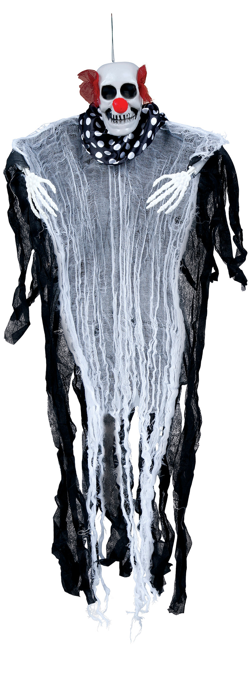 GP24548 – Killerclown Horror Grusel Halloween Deko – Farbe: Schwarz