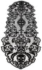 GP24556 – Halloween Tischdeko Schwarze Spitze – Farbe: Schwarz