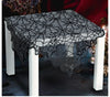 GP24557 – Halloween Tischdeko Spinnennetz Schwarz – Farbe: Schwarz