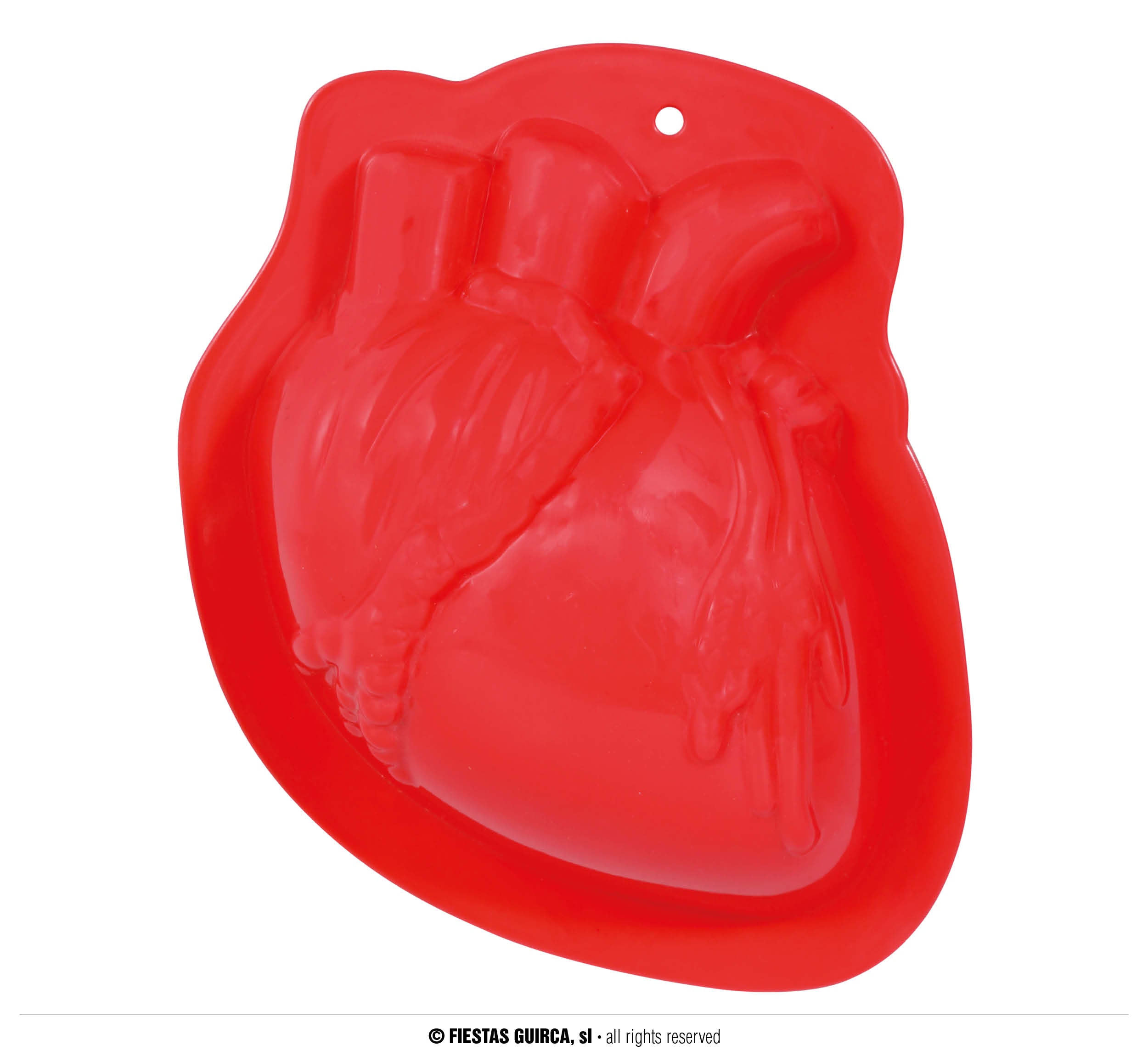 GP24561 – Halloween Herz Dessertform Rote Wackelpudding – Farbe: Transparent