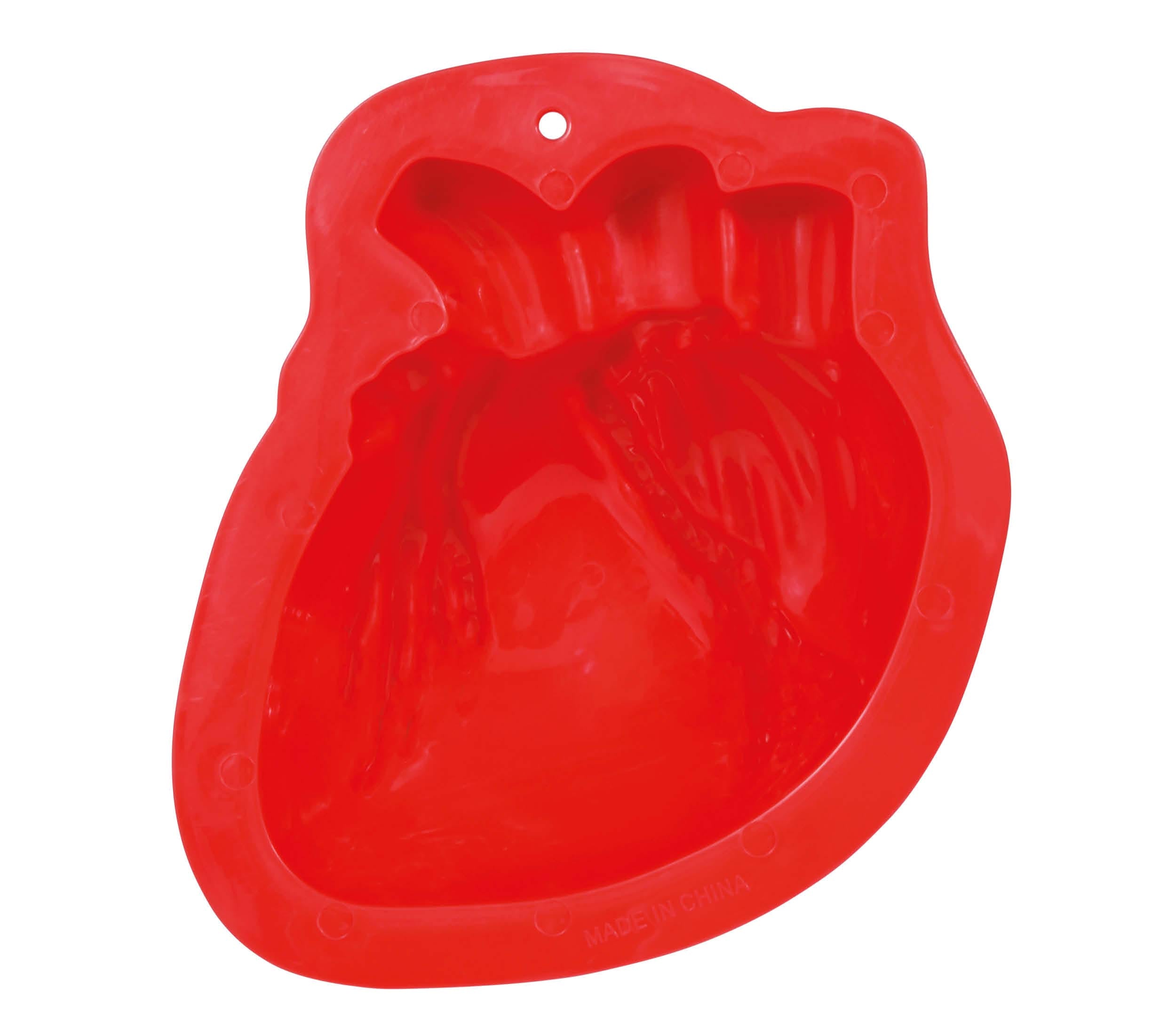 GP24561 – Halloween Herz Dessertform Rote Wackelpudding – Farbe: Transparent