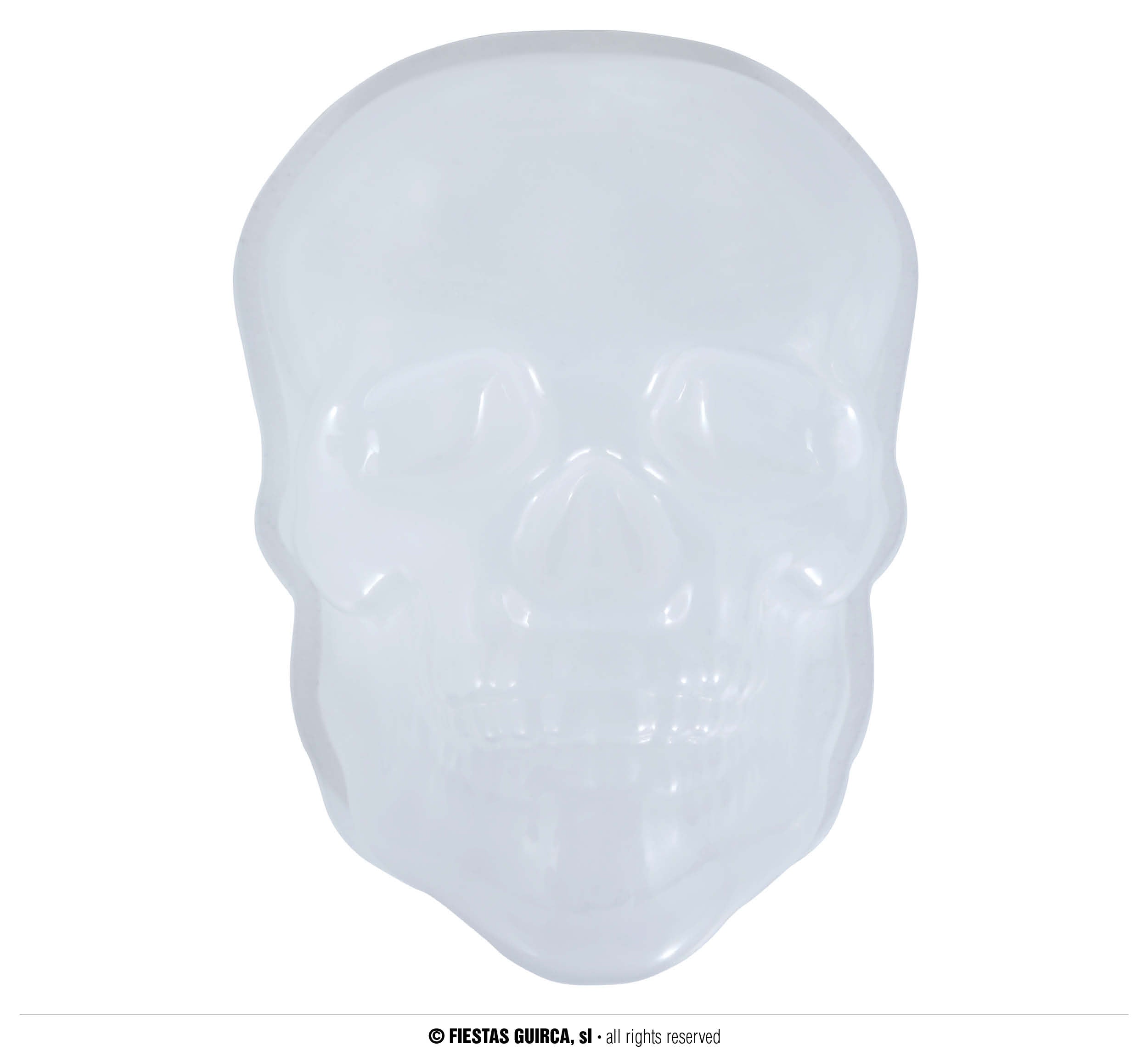 GP24563 – Halloween Totenkopf Puddingform Gruselige – Farbe: Transparent