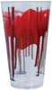 GP24568 – Halloween Becher Glas Blutige Deko – Farbe: Transparent