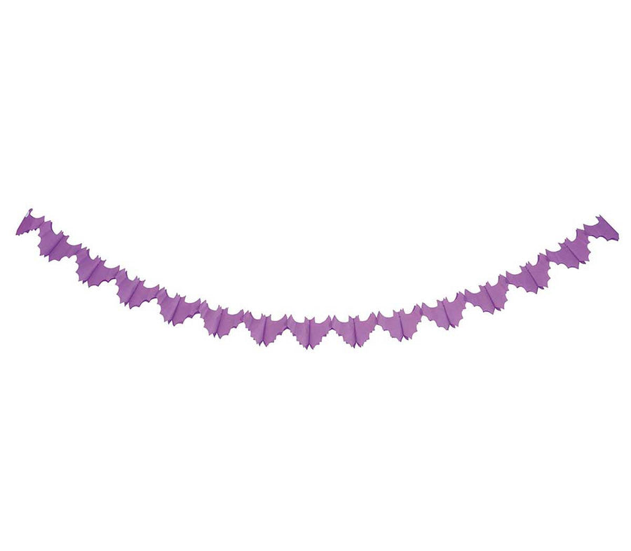 Fledermaus Girlande 300 cm lila