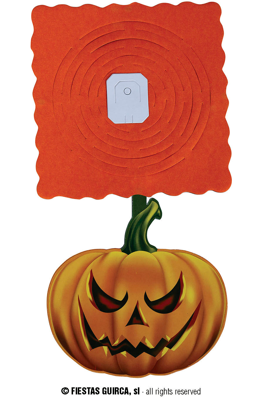 Kürbis Girlande 200 cm orange schwarz
