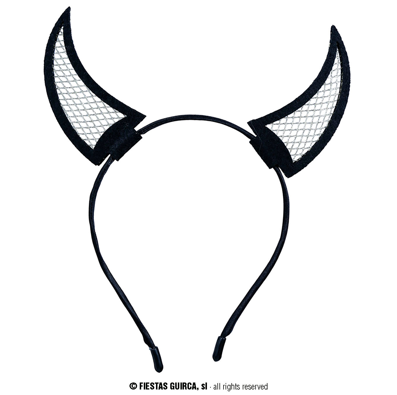 GP24576 – Daemonisches Halloween Stirnband Kostuem – Farbe: Schwarz