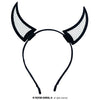 GP24576 – Daemonisches Halloween Stirnband Kostuem – Farbe: Schwarz