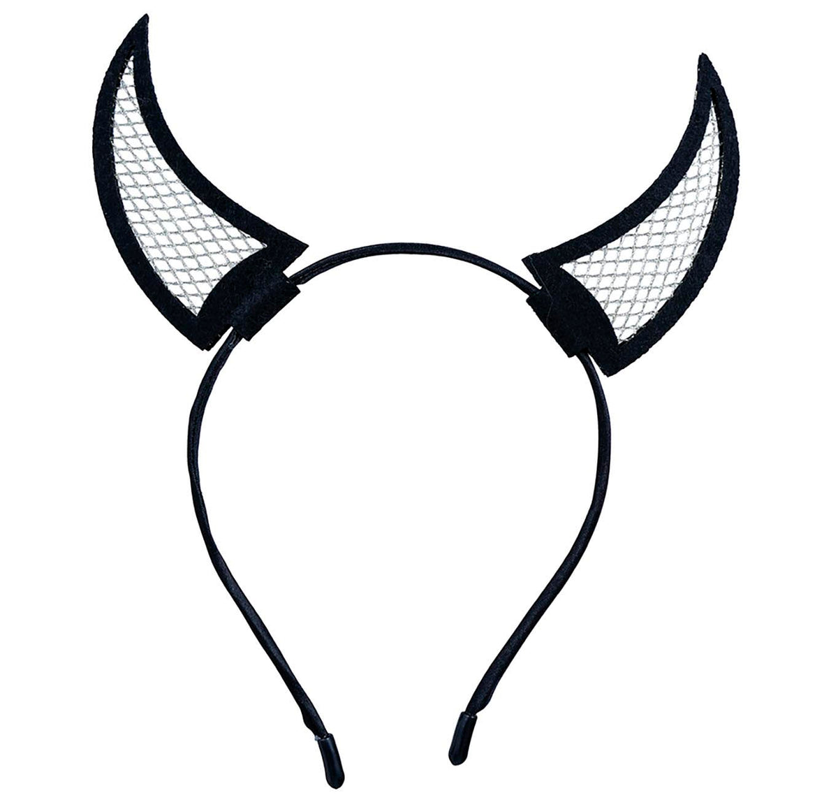 GP24576 – Daemonisches Halloween Stirnband Kostuem – Farbe: Schwarz