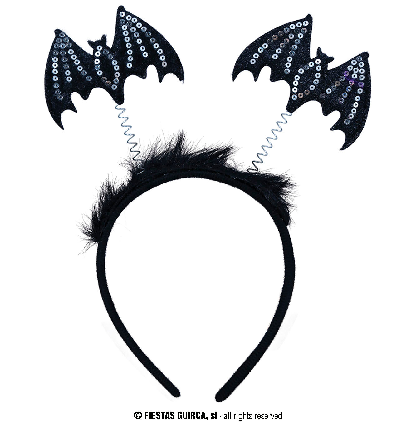 GP24578 – Fledermaus Stirnband Halloween Accessoire – Farbe: Schwarz