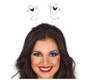 GP24579 – Gespenstischer Kopfschmuck Halloween Haarreif – Farbe: Weiß