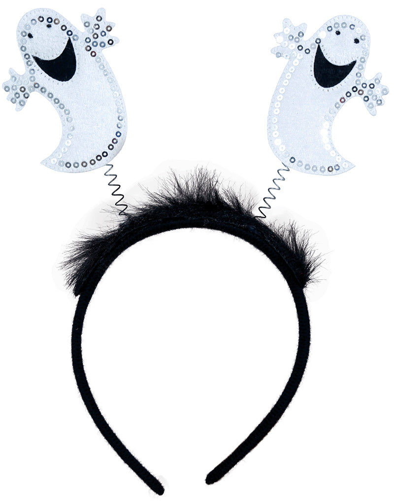 GP24579 – Gespenstischer Kopfschmuck Halloween Haarreif – Farbe: Weiß