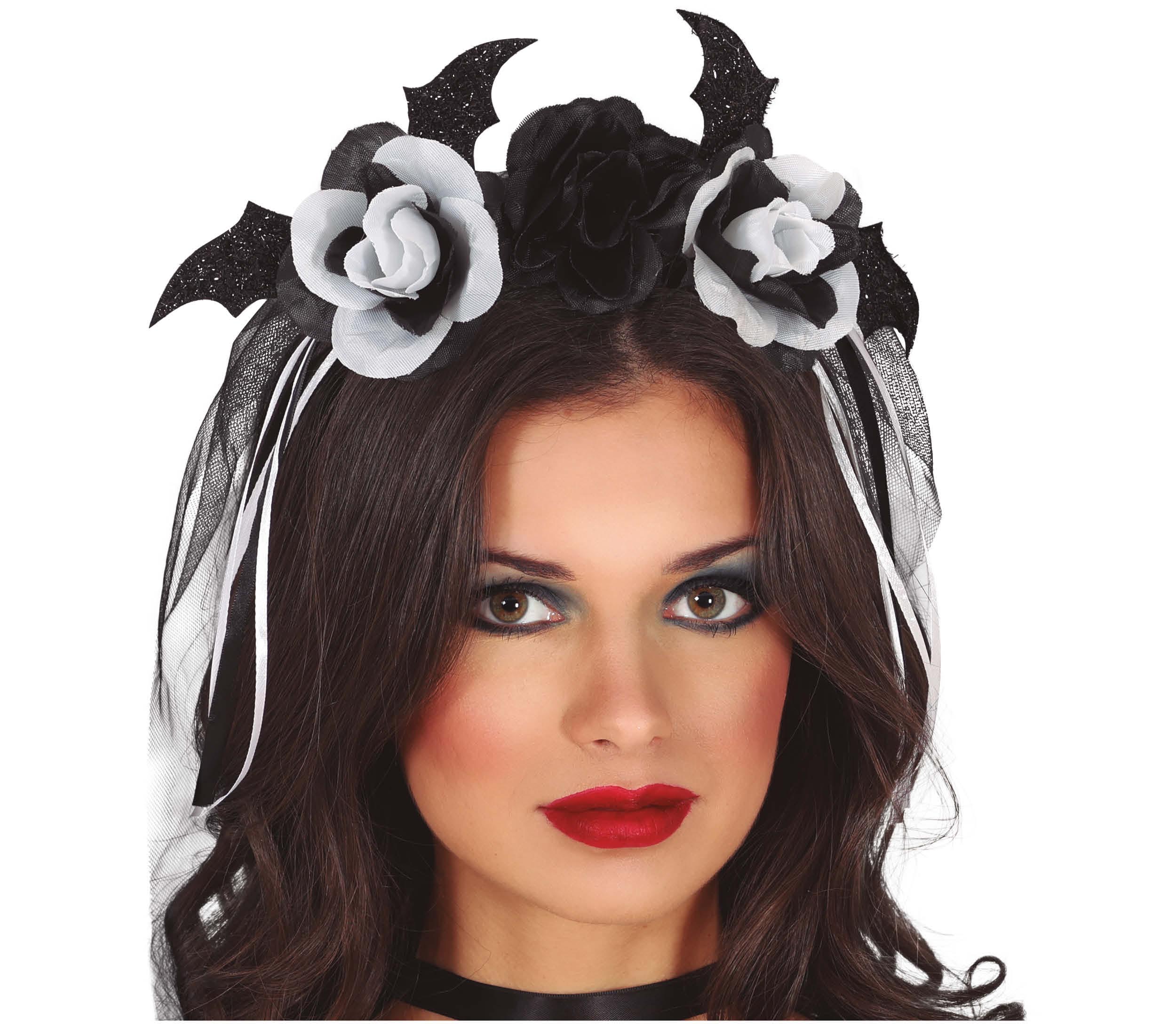 GP24585 – Tag Der Toten Blumenkranz Schwarz Weiß – Größe: Standard