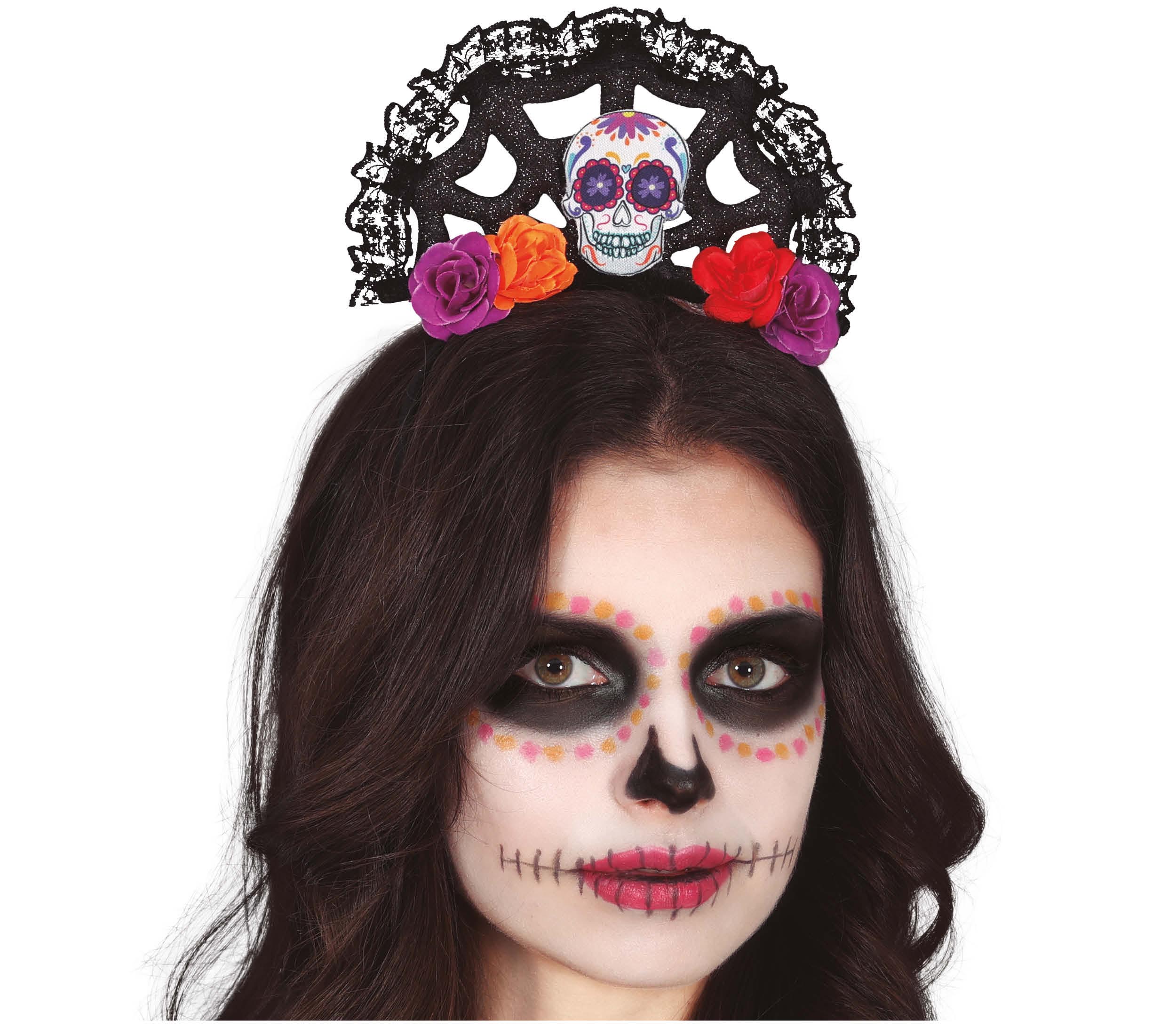 GP24586 – Tag Der Toten Haaraccessoire – Farbe: Schwarz