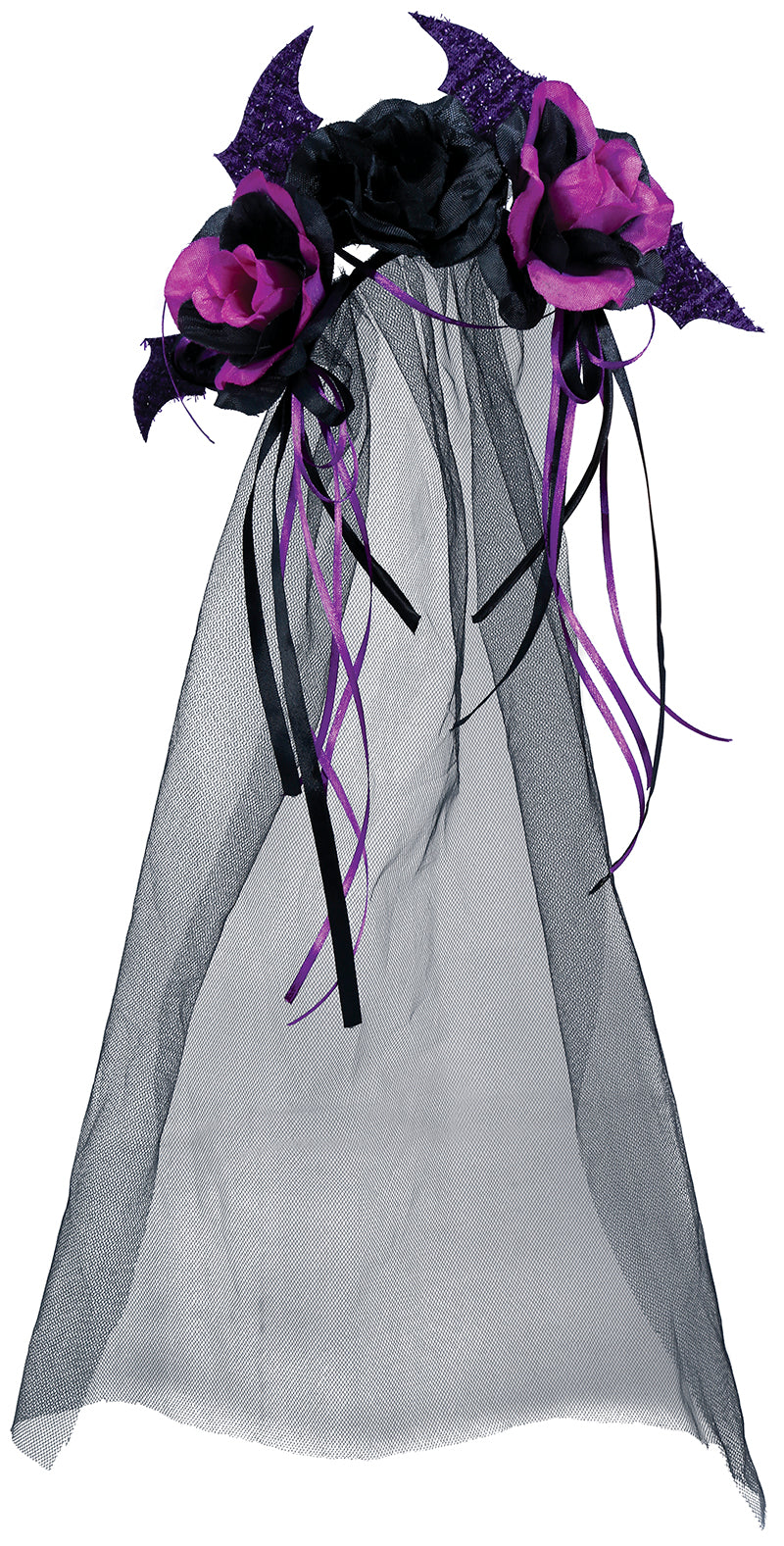 GP24587 – Tag Der Toten Blumen Haarreif – Farbe: Schwarz