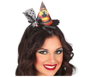 Hexenhut Haarreif Halloween Accessoire, Bild 1