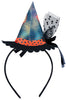 GP24588 – Hexenhut Haarreif Halloween Accessoire – Farbe: Schwarz