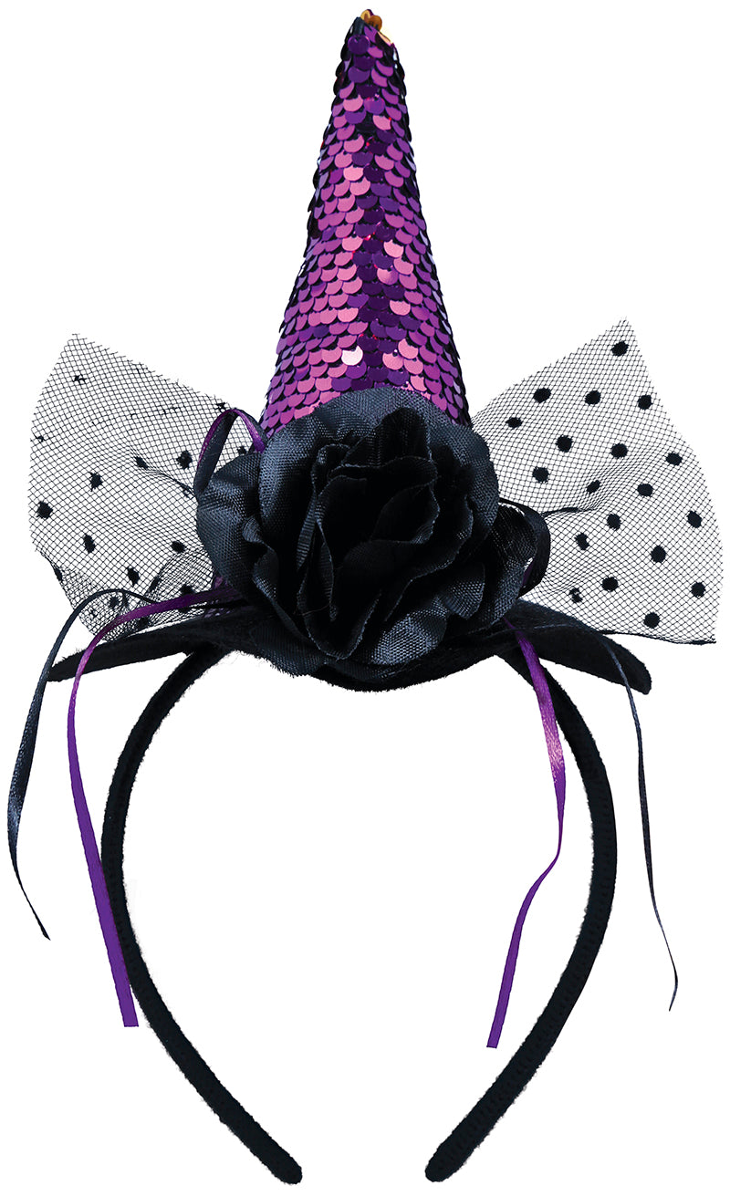 GP24592 – Magische Hexenkopfverzierung Lila – Farbe: Lila