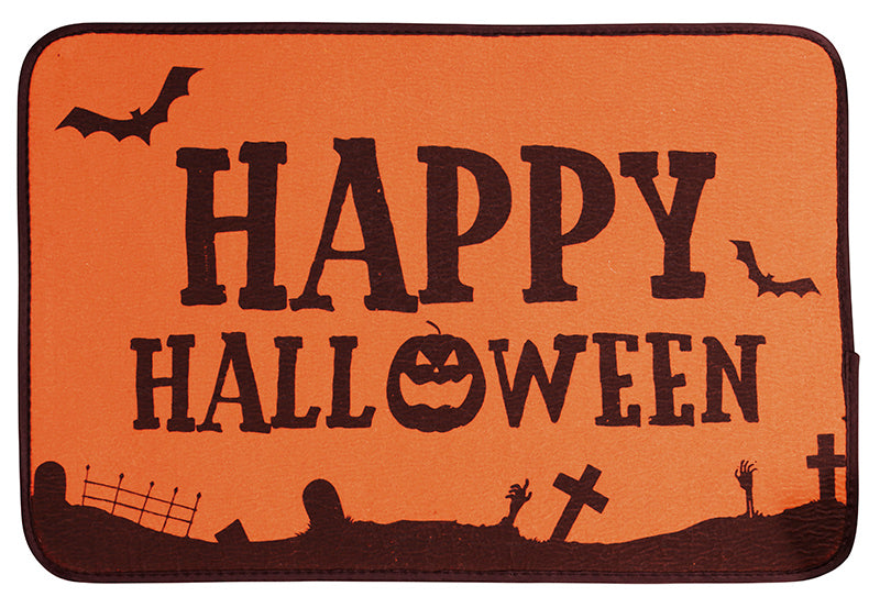 GP24602 – Halloween Fußmatte Gruseliges Design Kürbisse – Farbe: Orange