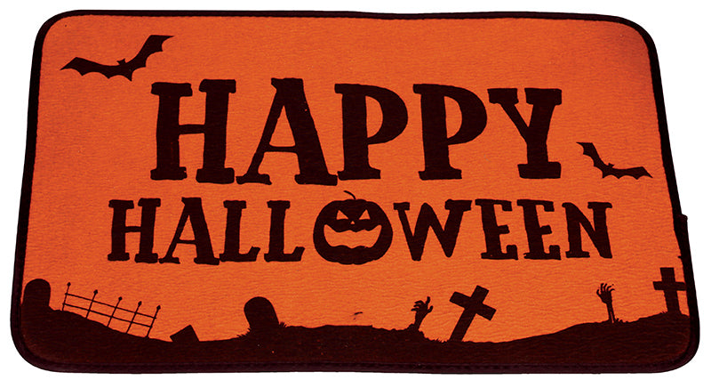 GP24602 – Halloween Fußmatte Gruseliges Design Kürbisse – Farbe: Orange