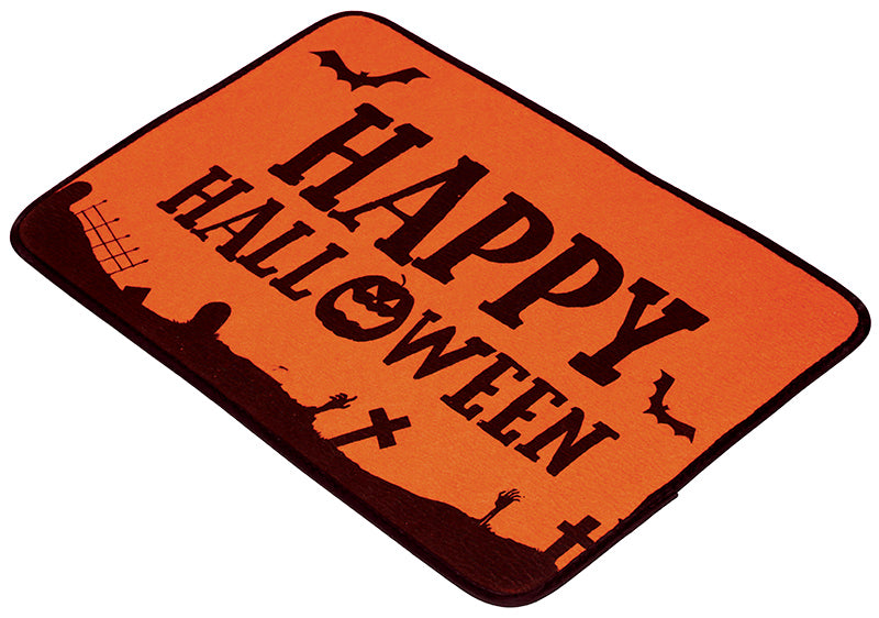GP24602 – Halloween Fußmatte Gruseliges Design Kürbisse – Farbe: Orange