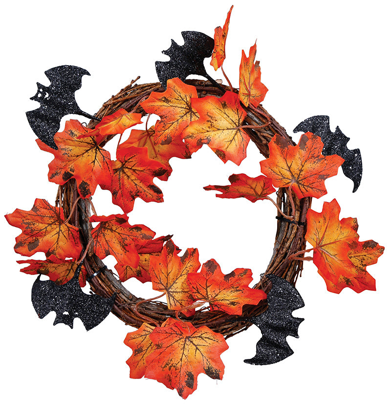 GP24604 – Halloween Türkranz Fledermaus – Farbe: Orange, Ansicht 2