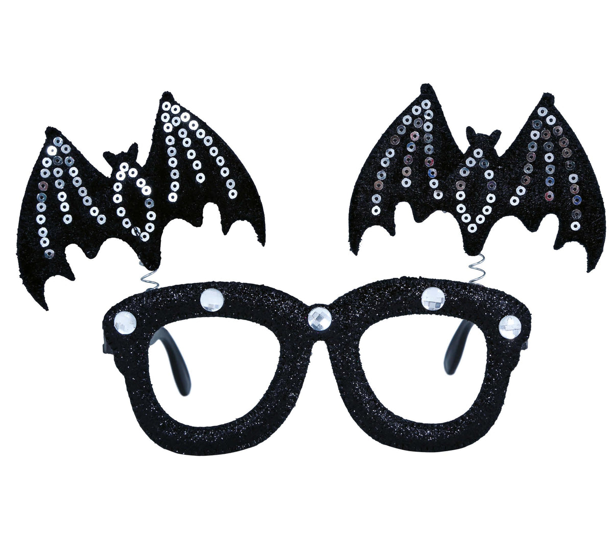 GP24608 – Fledermaus Halloween Brille Extravagante – Farbe: Schwarz
