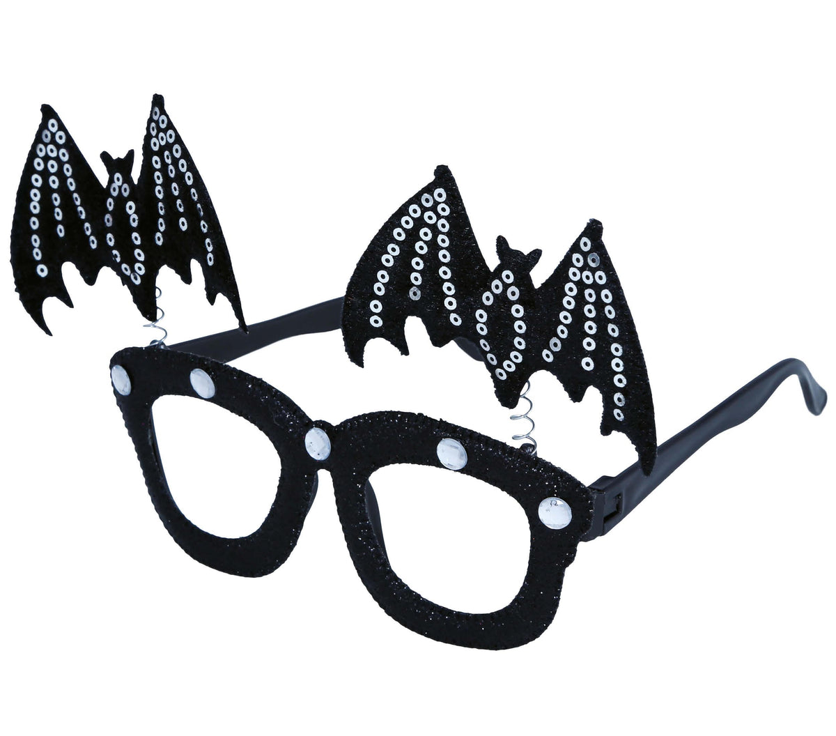 GP24608 – Fledermaus Halloween Brille Extravagante – Farbe: Schwarz
