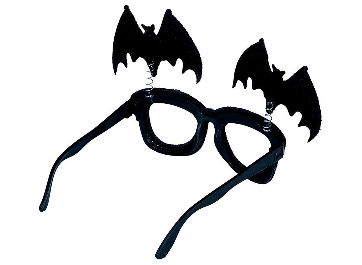 GP24608 – Fledermaus Halloween Brille Extravagante – Farbe: Schwarz