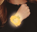 Kürbis Armband für Kinder mit Licht