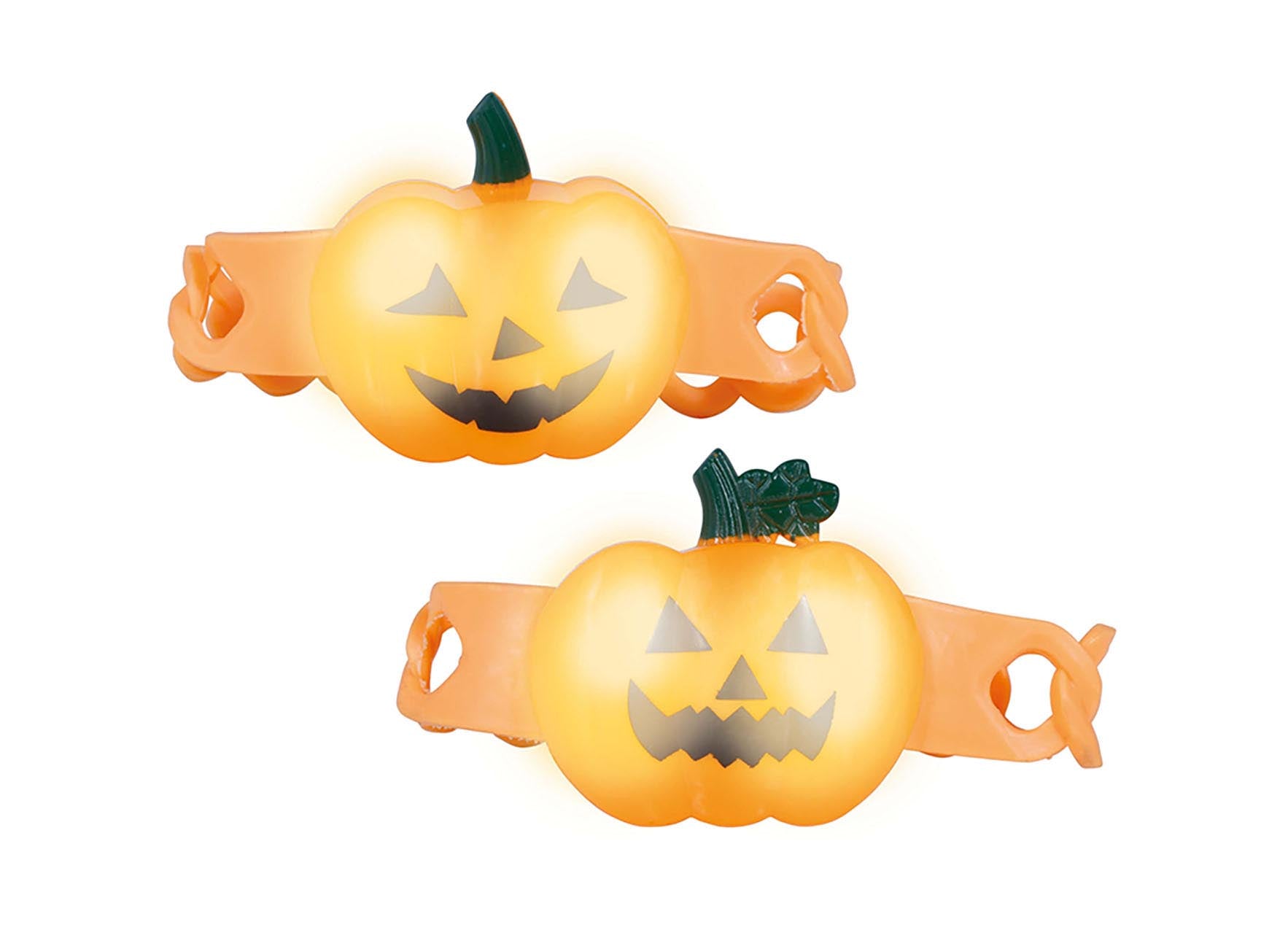 GP24611 – Halloween Kürbis Armband Stimmungsvoll – Farbe: Orange