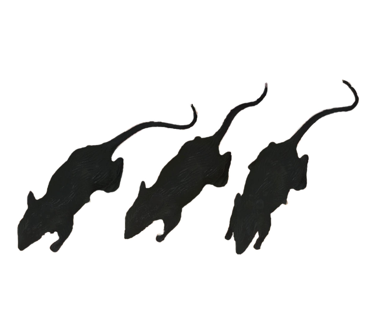 GP24631 – Tiere Halloween Deko Gruselige Ratten – Farbe: Schwarz