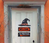 GP24645 – Halloween Hexen Willkommen Deko Schild – Farbe: Schwarz