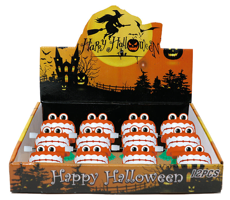 GP24650 – Halloween Lächeln Spielzeug Aufziehgebiss – Farbe: Orange