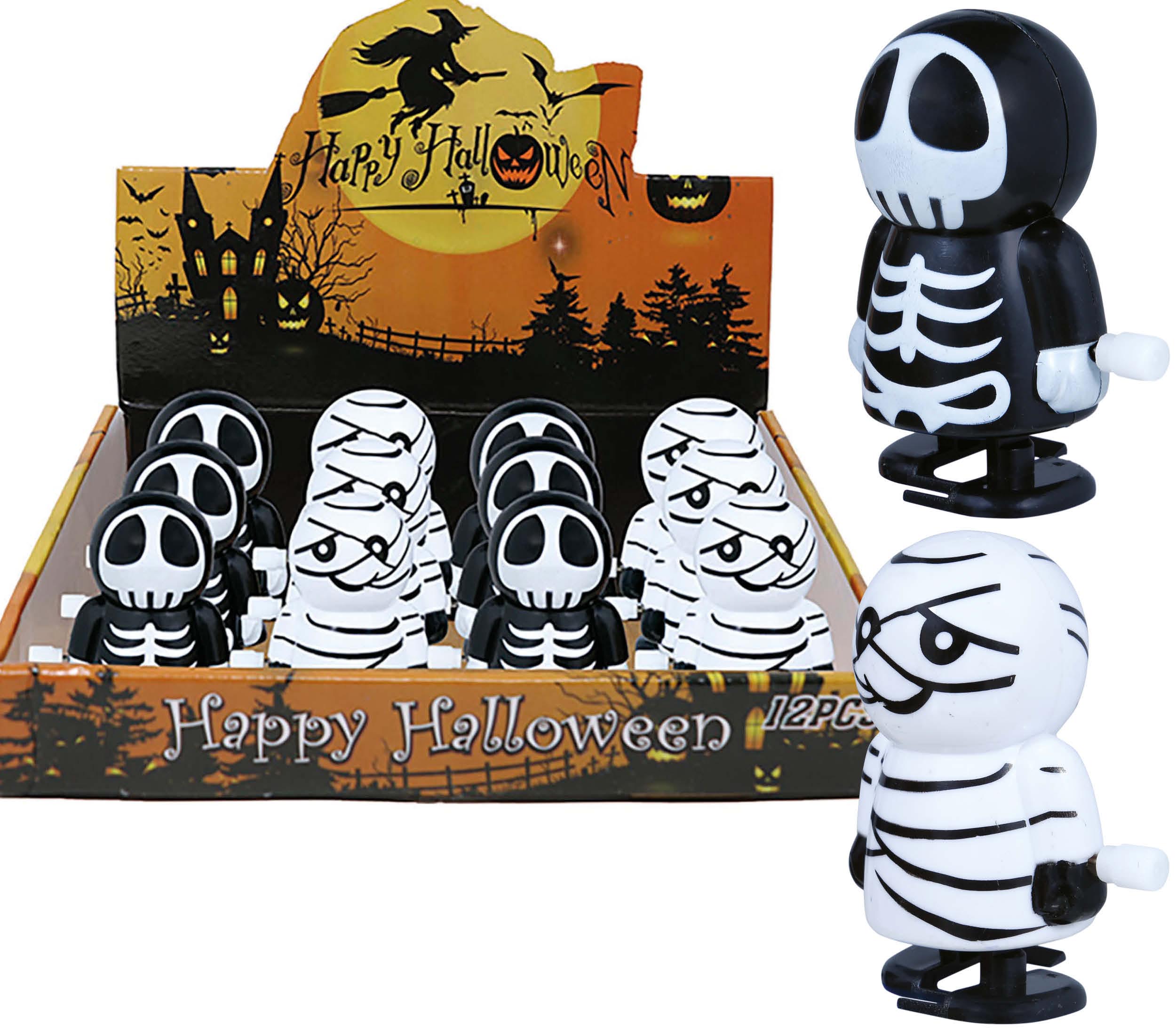 GP24652 – Halloween Figuren Skelett Geist Aufziehbare – Farbe: Weiß