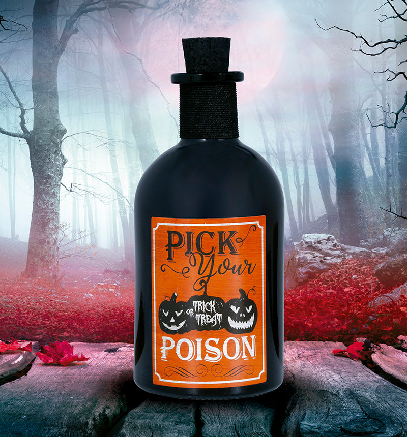 GP24655 – Halloween Flaschen Zaubertrank Gifttrank – Farbe: Schwarz