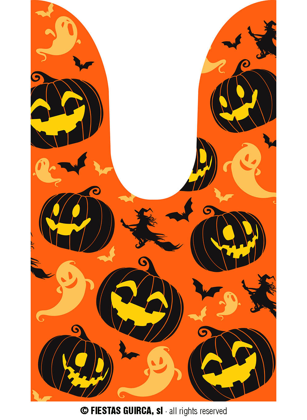 GP24658 – Halloween Grinse Kürbis Geister – Farbe: Orange