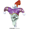 GP24673 – Superheld Narr Maske Gehstock – Farbe: Mehrfarbig