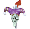 GP24673 – Superheld Narr Maske Gehstock – Farbe: Mehrfarbig
